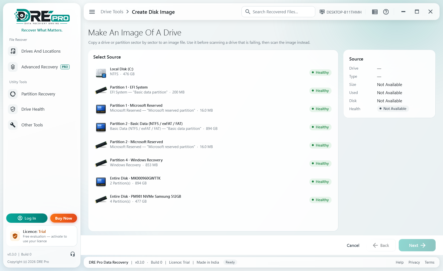 DRE Pro Data Recovery Software For Windows | DRE Pro Data Recovery